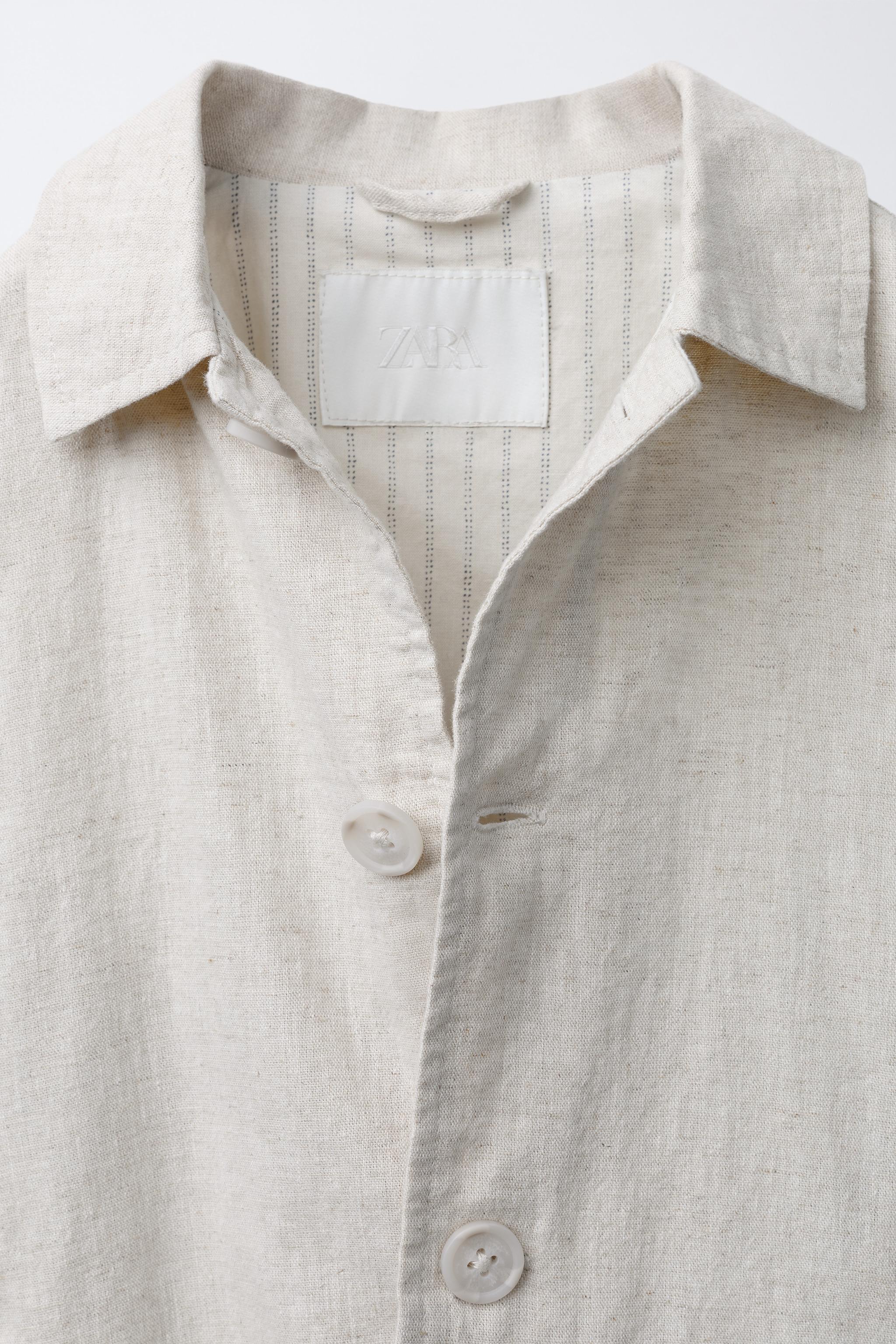 LINEN AND COTTON JACKET